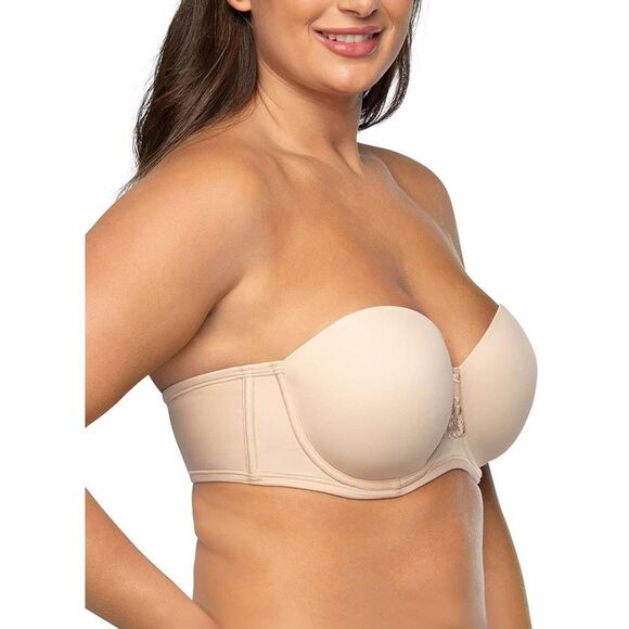 Vanity Fair Womens Beauty Back Smoothing Strapless Bra, Rose Beige, 38C - Picture 1 of 6